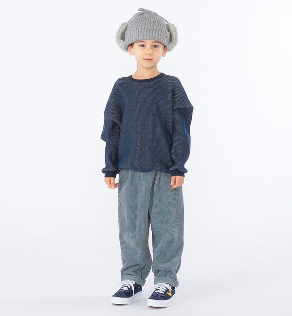 SHIPS KIDS「SHIPS KIDS:100～130cm / ポコポコ ワッフル 長袖 カットソー」|Tシャツ・カットソー|