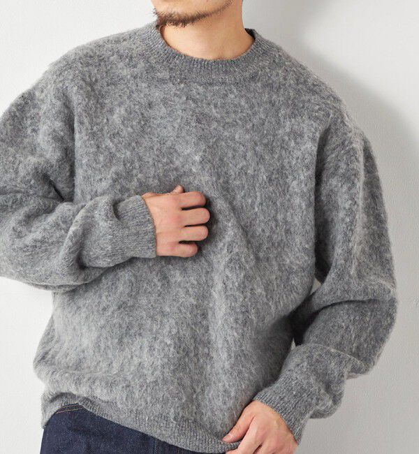 SHIPS any「SHIPS any: 〈手洗い可能〉シャギー ソリッド リラックス クルーネック ニット ◇」|ニット・セーター|