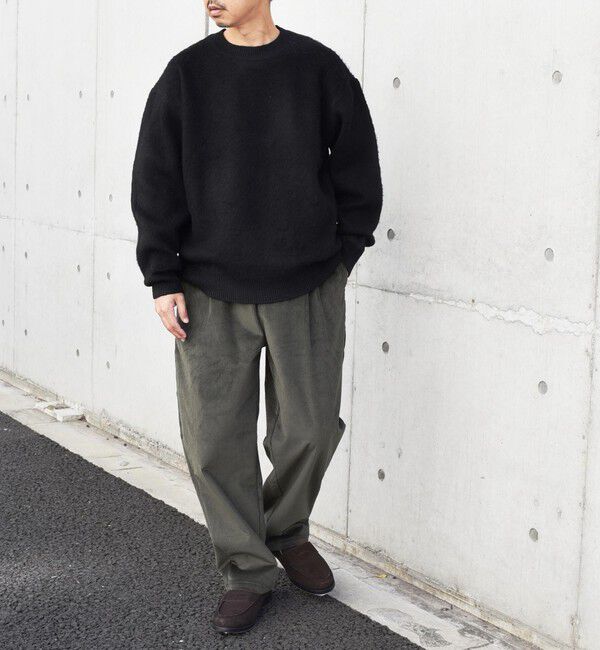 SHIPS any「SHIPS any: 〈手洗い可能〉シャギー ソリッド リラックス クルーネック ニット ◇」|ニット・セーター|