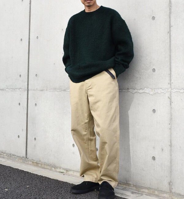 SHIPS any「SHIPS any: 〈手洗い可能〉シャギー ソリッド リラックス クルーネック ニット ◇」|ニット・セーター|