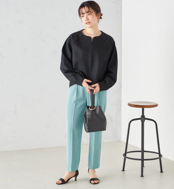 SHIPS for women「〈手洗い可能〉強撚 へビー ツイル テーパード パンツ 24SS ◇」|その他|