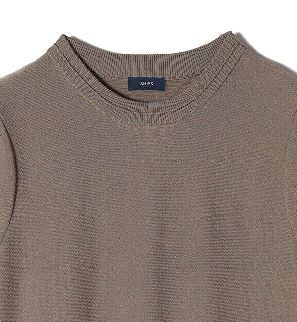 SHIPS for women「*〈着丈が選べる / 手洗い可能〉ペプラム ニット ワンピース 」|ワンピース|