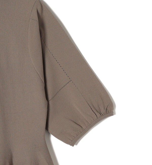 SHIPS for women「*〈着丈が選べる / 手洗い可能〉ペプラム ニット ワンピース 」|ワンピース|