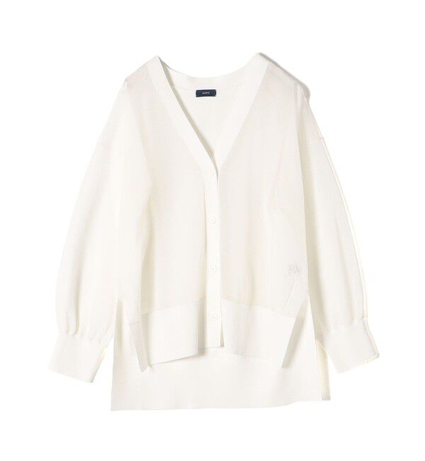 SHIPS for women「〈手洗い可能〉シアー ミドル丈 カーディガン ◇」|カーディガン|