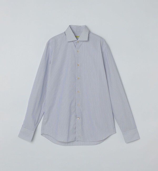 SHIPS「MARCEL LASSANCE: WIDE COTTON POPLIN STRIPE SHIRT」|シャツ・ブラウス|ラベンダー