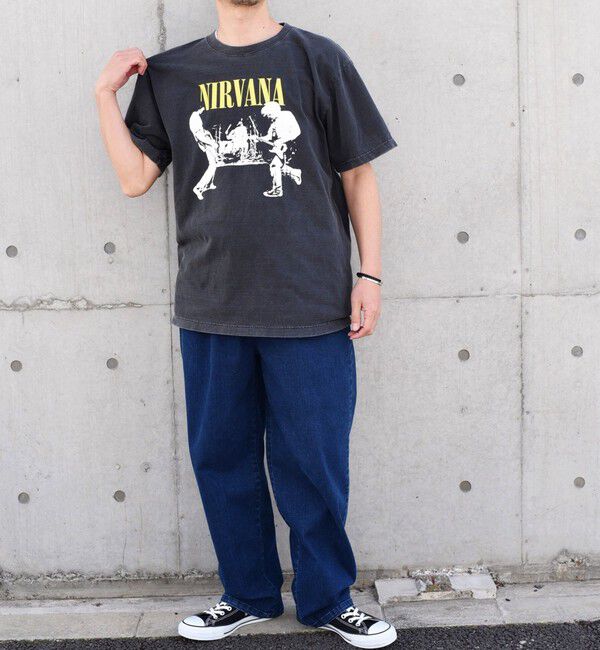 SHIPS any「GOOD ROCK SPEED: ミュージック グラフィック プリント バンド Tシャツ◇」|Tシャツ・カットソー|