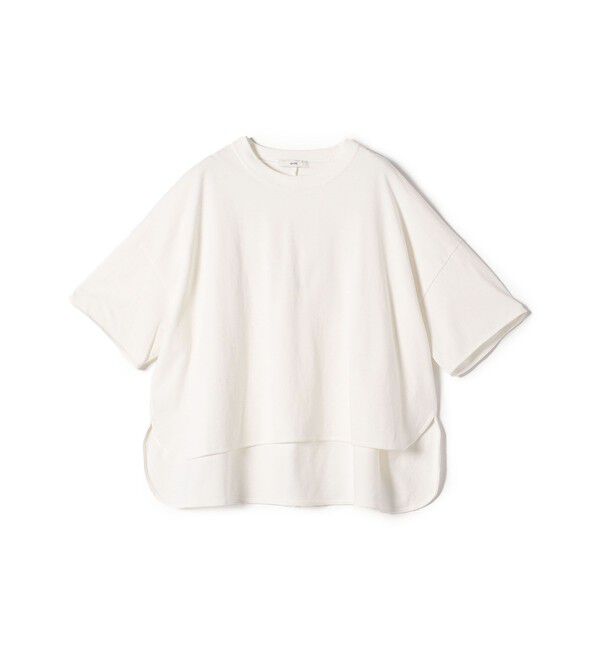 SHIPS for women「〈洗濯機可能〉バック フリル 半袖 Tシャツ」|Tシャツ・カットソー|