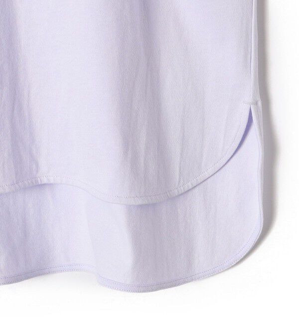 SHIPS for women「〈洗濯機可能〉バック フリル 半袖 Tシャツ」|Tシャツ・カットソー|