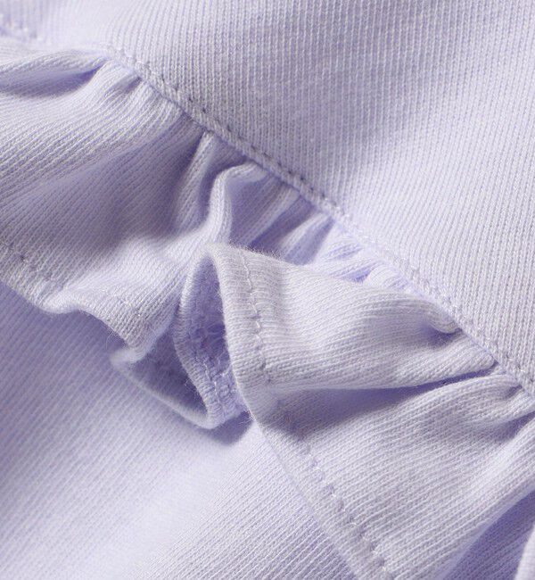 SHIPS for women「〈洗濯機可能〉バック フリル 半袖 Tシャツ」|Tシャツ・カットソー|