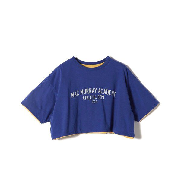 SHIPS for women「St.Johns 3rd club:リバーシブル ショート TEE」|Tシャツ・カットソー|ブルー