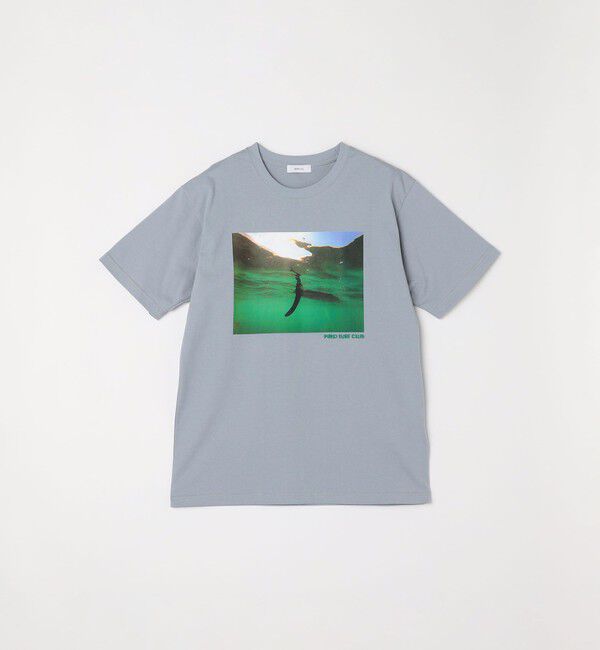 SHIPS any「SHIPS any: オーシャン フォトグラフ プリント ワンポイント 刺繍 Tシャツ◇」|Tシャツ・カットソー|