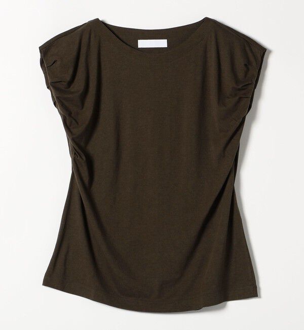 SHIPS any「SHIPS any:〈洗濯機可能〉タックスリーブ デザイン TEE」|Tシャツ・カットソー|