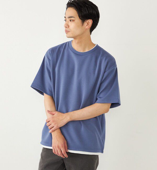 SHIPS Colors 「SHIPS Colors:フェイクレイヤード クルーネック トップス2◇」|Tシャツ・カットソー|