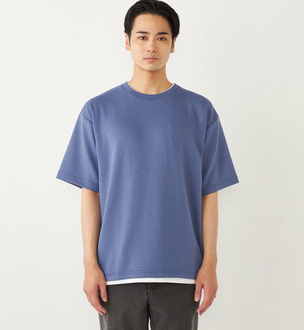 SHIPS Colors 「SHIPS Colors:フェイクレイヤード クルーネック トップス2◇」|Tシャツ・カットソー|