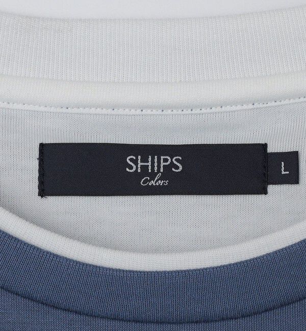 SHIPS Colors 「SHIPS Colors:フェイクレイヤード クルーネック トップス2◇」|Tシャツ・カットソー|