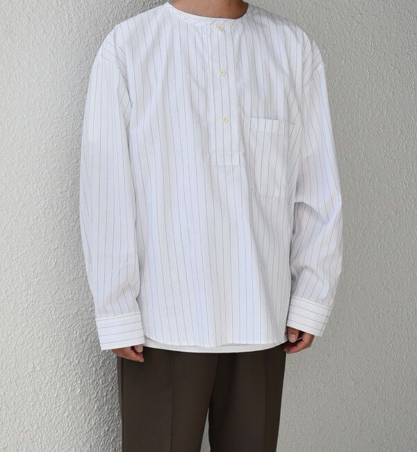 SHIPS any「SHIPS any: オーバーサイズ コットン スリーピング シャツ◇」|シャツ・ブラウス|