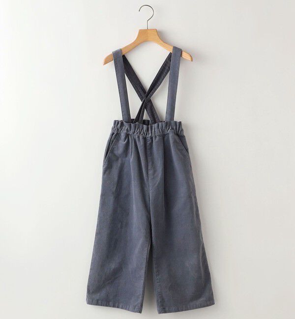 SHIPS KIDS「SHIPS KIDS:140～150cm / コーデュロイ ストラップ ワイド パンツ」|その他|ライトブルー