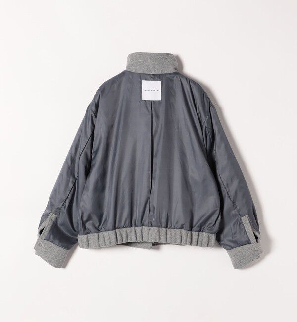 quaranciel「quaranciel: メルトン スタンドカラー ジップ ブルゾン コート」|ブルゾン・スタジャン|