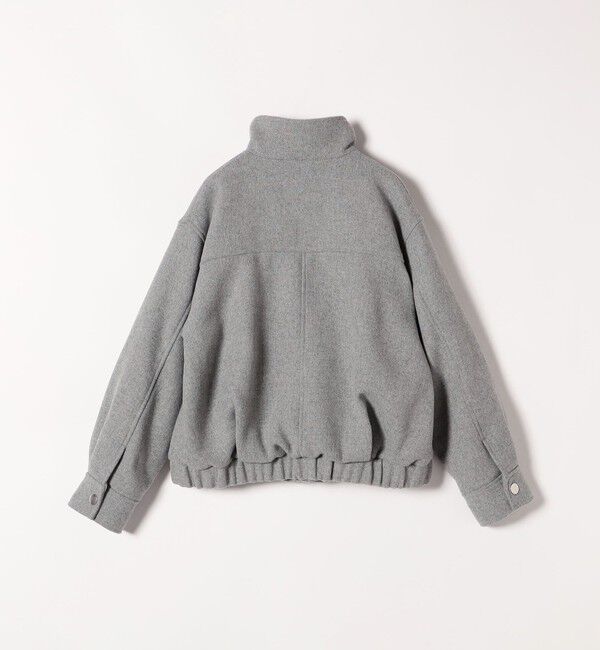 quaranciel「quaranciel: メルトン スタンドカラー ジップ ブルゾン コート」|ブルゾン・スタジャン|