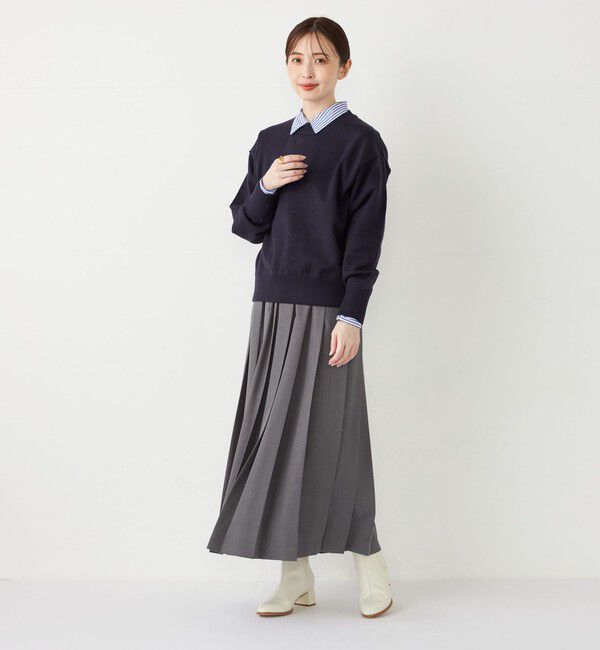 SHIPS Colors 「SHIPS Colors:ワイド プリーツ スカート◇」|スカート|