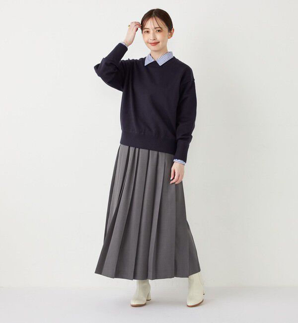 SHIPS Colors 「SHIPS Colors:ワイド プリーツ スカート◇」|スカート|