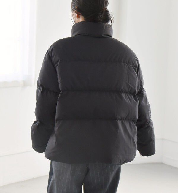 quaranciel「quaranciel: スタンドカラー フレア ダウン コート」|ダウン|