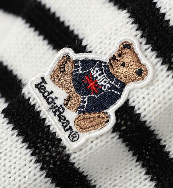 SHIPS Colors 「SHIPS Colors:〈洗濯機可能〉TeddyBear(R) ワンポイント ニット」|ニット・セーター|