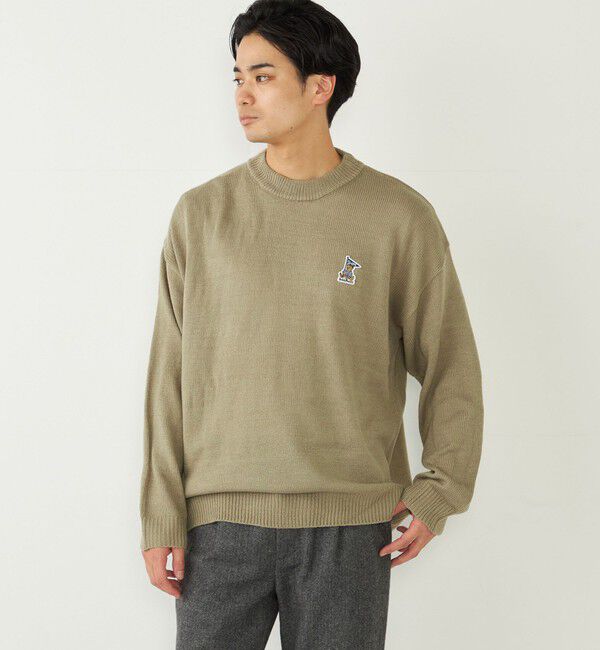 SHIPS Colors 「SHIPS Colors:〈洗濯機可能〉TeddyBear(R) ワンポイント ニット」|ニット・セーター|