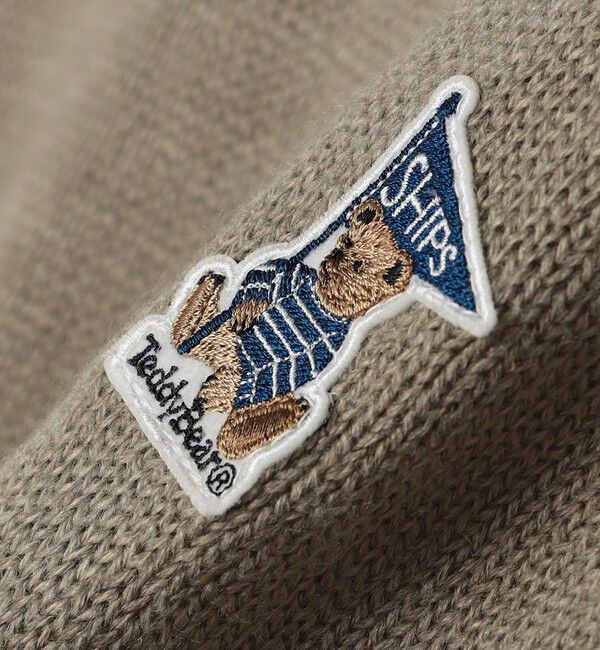 SHIPS Colors 「SHIPS Colors:〈洗濯機可能〉TeddyBear(R) ワンポイント ニット」|ニット・セーター|