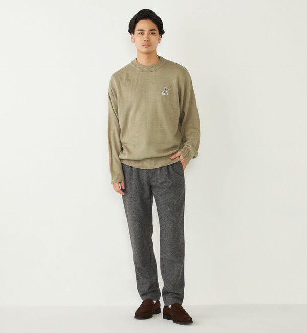 SHIPS Colors 「SHIPS Colors:〈洗濯機可能〉TeddyBear(R) ワンポイント ニット」|ニット・セーター|