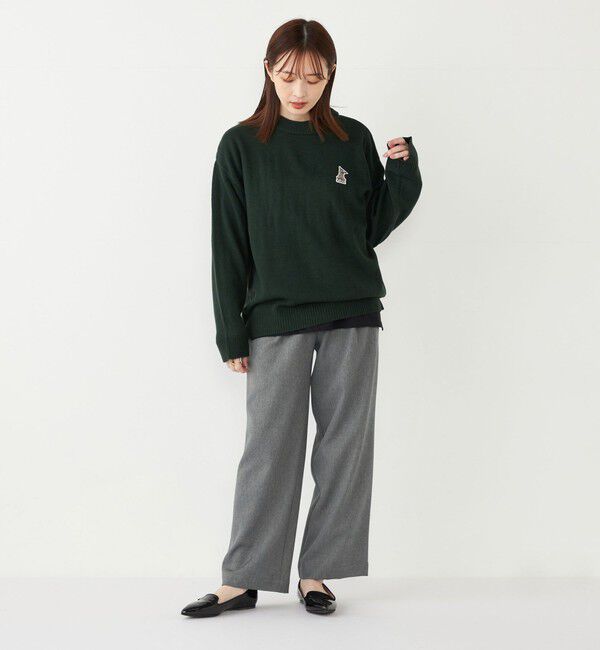 SHIPS Colors 「SHIPS Colors:〈洗濯機可能〉TeddyBear(R) ワンポイント ニット」|ニット・セーター|