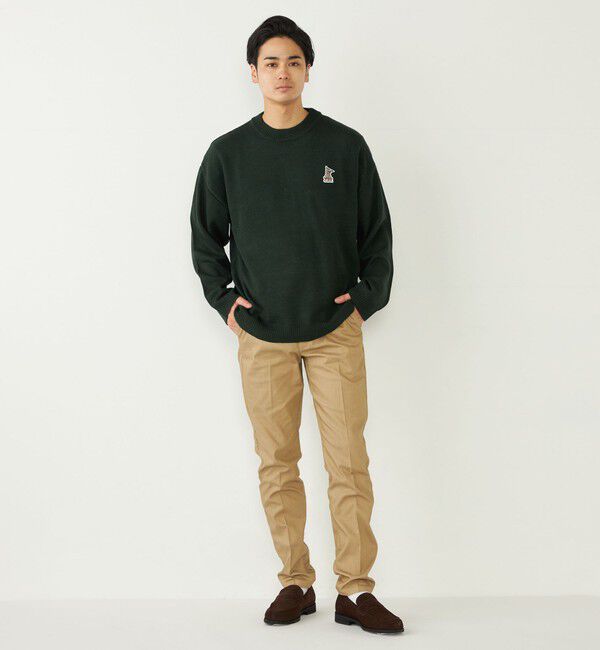 SHIPS Colors 「SHIPS Colors:〈洗濯機可能〉TeddyBear(R) ワンポイント ニット」|ニット・セーター|