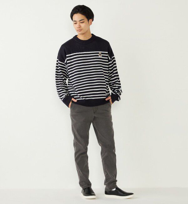 SHIPS Colors 「SHIPS Colors:〈洗濯機可能〉TeddyBear(R) ワンポイント ニット」|ニット・セーター|