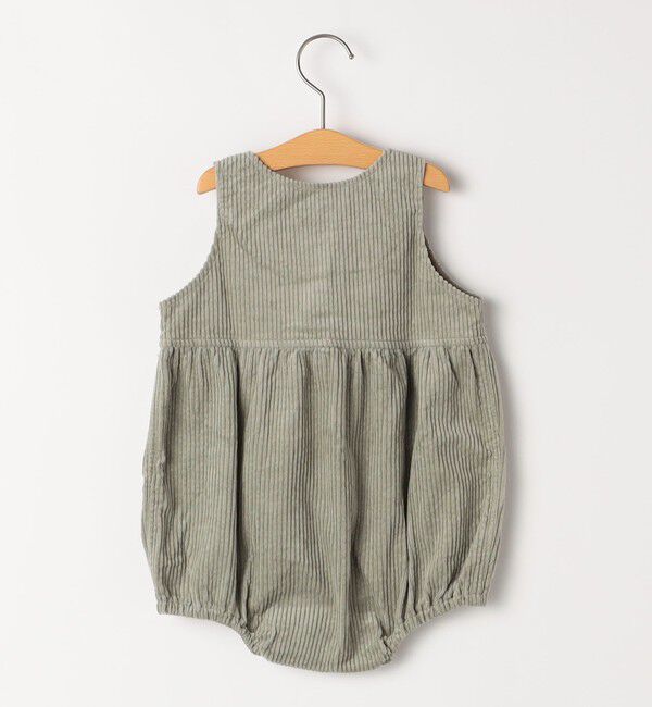 SHIPS KIDS「SHIPS KIDS:80～90cm / コーデュロイ オーバーオール ロンパース」|ロンパース|