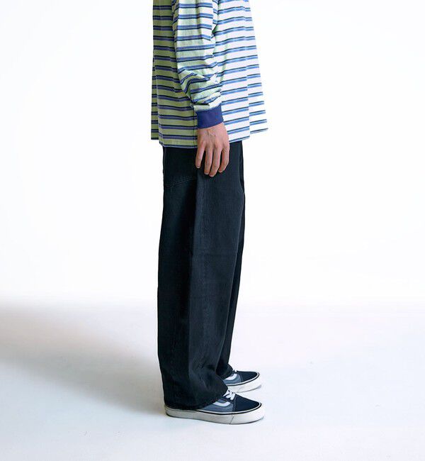 SHIPS「City Ambient Products: 12オンス バレル バギー デニム パンツ」|デニム|