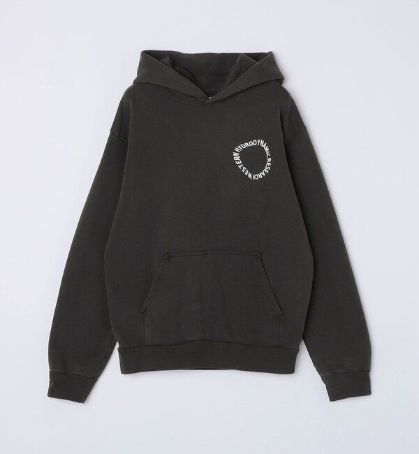 SHIPS「western hydrodynamic research: CIRCLE HOODIE」|パーカー|ブラック