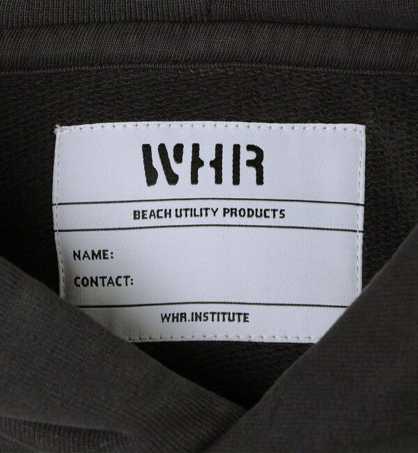 SHIPS「western hydrodynamic research: CIRCLE HOODIE」|パーカー|