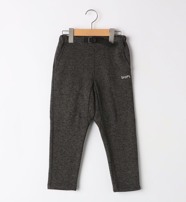 SHIPS KIDS「SHIPS KIDS:100～130cm / フリース ジョガー パンツ」|その他|チャコールグレー