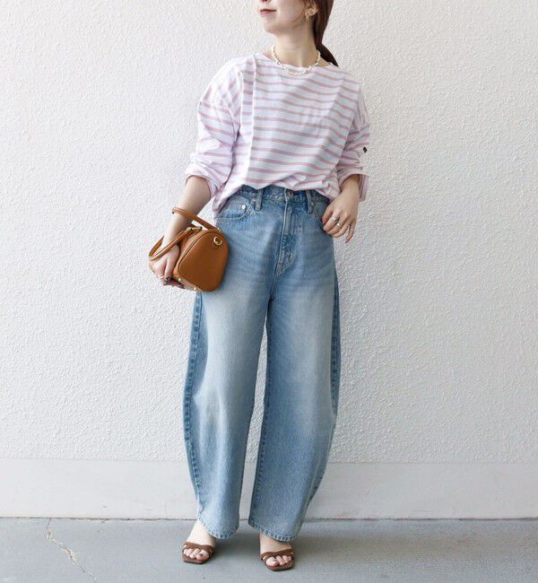 SHIPS any「Le minor:〈洗濯機可能〉ロングスリーブ ボーダー TEE 25SS」|Tシャツ・カットソー|