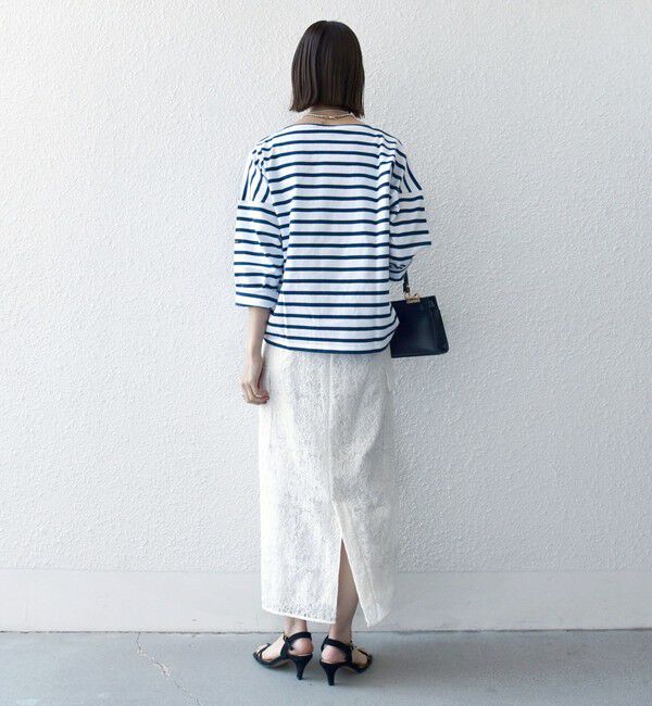 SHIPS any「Le minor:〈洗濯機可能〉ロングスリーブ ボーダー TEE 25SS」|Tシャツ・カットソー|