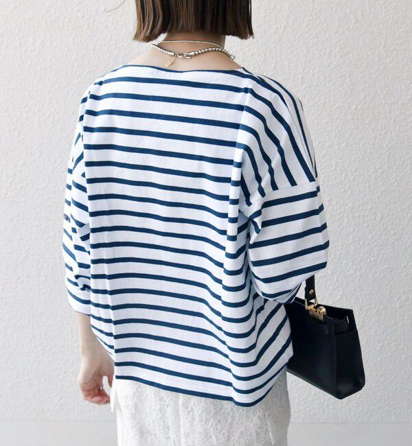 SHIPS any「Le minor:〈洗濯機可能〉ロングスリーブ ボーダー TEE 25SS」|Tシャツ・カットソー|