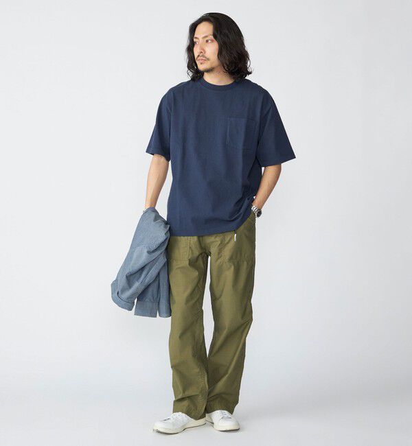 SHIPS「SHIPS: コットンUSA クルーネック ポケット Tシャツ」|Tシャツ・カットソー|