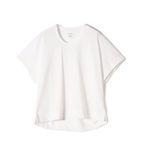 SHIPS for women「【SHIPS別注】assiette:〈手洗い可能〉プレミアム 天竺 Uネック TEE」|Tシャツ・カットソー|