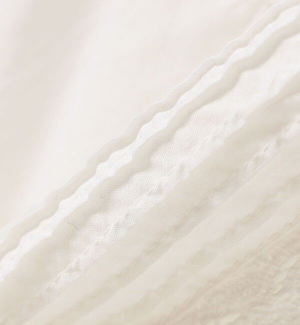 quaranciel「quaranciel:〈洗濯機可能〉コットン レース ライン スクエア ネック ブラウス」|シャツ・ブラウス|