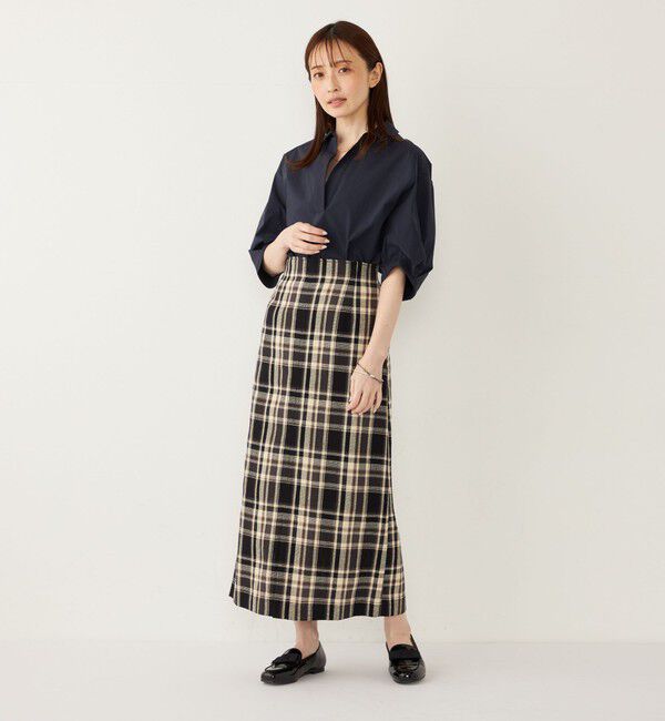 SHIPS Colors 「SHIPS Colors:〈手洗い可能〉ストレッチ スキッパー シャツ」|シャツ・ブラウス|