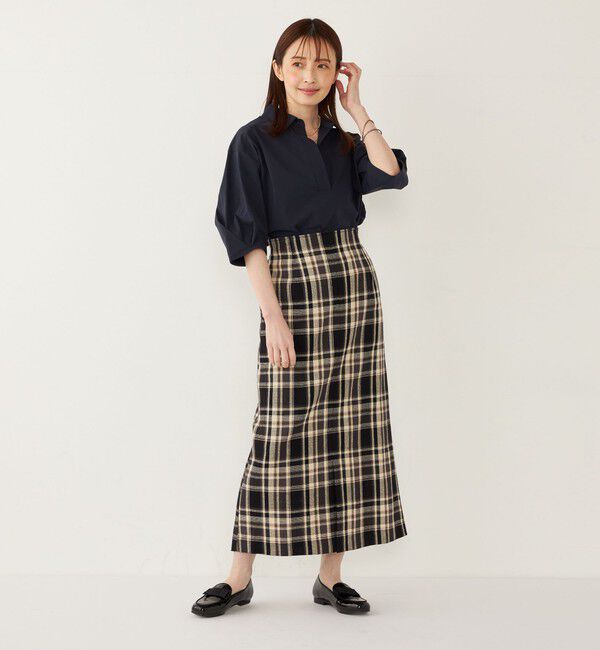 SHIPS Colors 「SHIPS Colors:〈手洗い可能〉ストレッチ スキッパー シャツ」|シャツ・ブラウス|