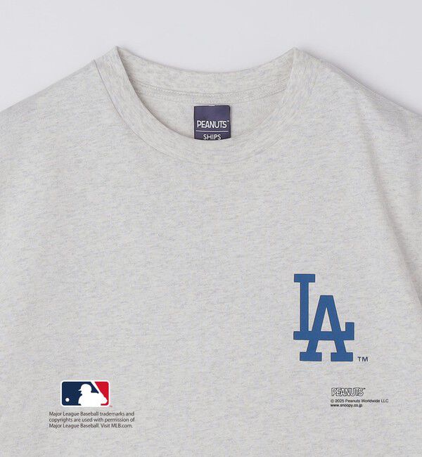 SHIPS「SHIPS: PEANUTS&times;MLB プリント Tシャツ」|Tシャツ・カットソー|