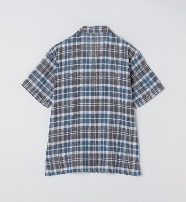 SHIPS Colors 「SHIPS Colors: 〈洗濯機可能〉 カラミ チェック オープンカラー シャツ」|シャツ・ブラウス|