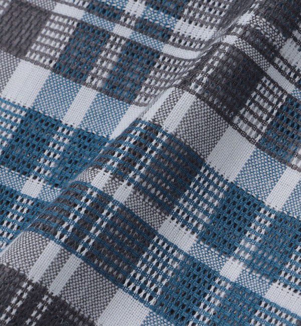 SHIPS Colors 「SHIPS Colors: 〈洗濯機可能〉 カラミ チェック オープンカラー シャツ」|シャツ・ブラウス|