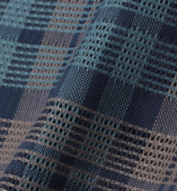 SHIPS Colors 「SHIPS Colors: 〈洗濯機可能〉 カラミ チェック オープンカラー シャツ」|シャツ・ブラウス|